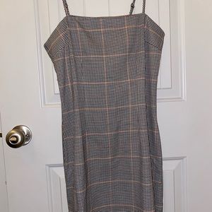 Plaid mini dress